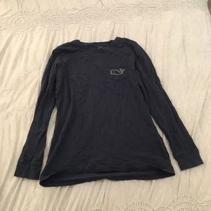 Navy Blue Vineyard Vines Shirt!